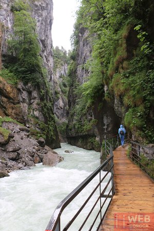 Каньон с рекой в Aareschlucht