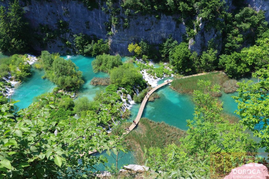 Панорама Плитвицкие озера