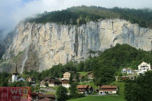 Ущелье при выезде из Lauterbrunen