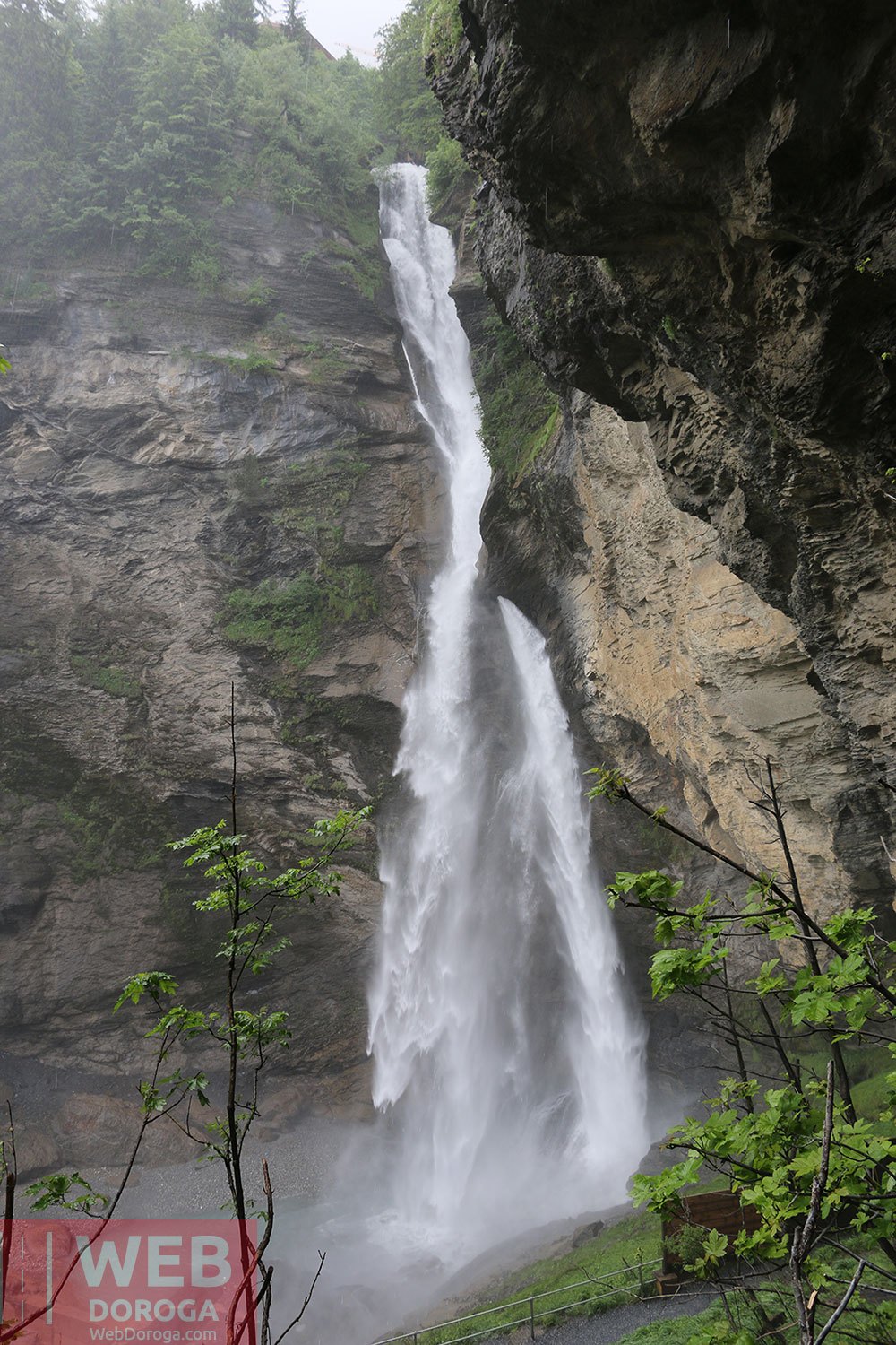 Рейхенбахский водопад со смотровой площадки